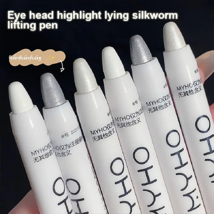 Lying Silkworm Pen Monochrome Brightening Highlight with Flash Eye Shadow Pen Beauty World Shop