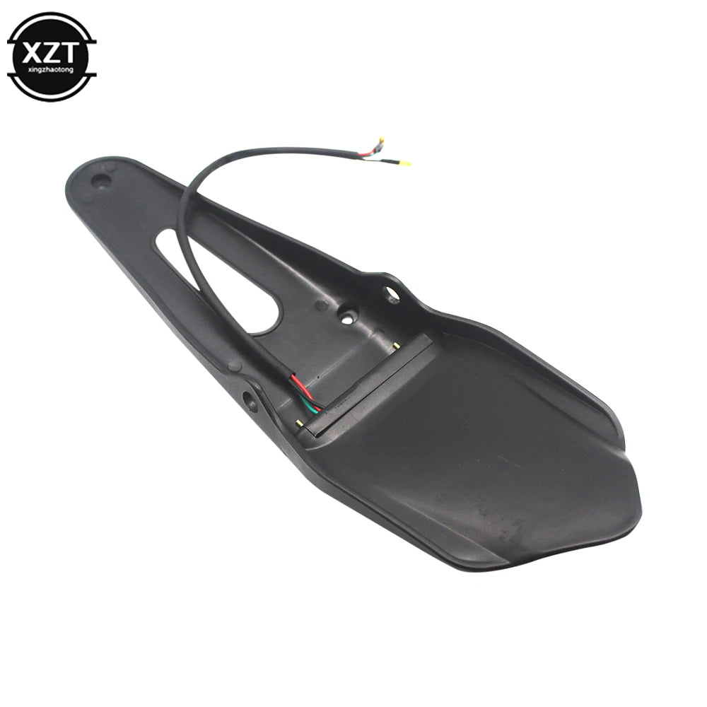 Motorcycle Universal 12V LED Taillight Brake Lamp With Rear Fender License Plate Bracket Holder for Enduro Off-Road Bike Beauty World Shop