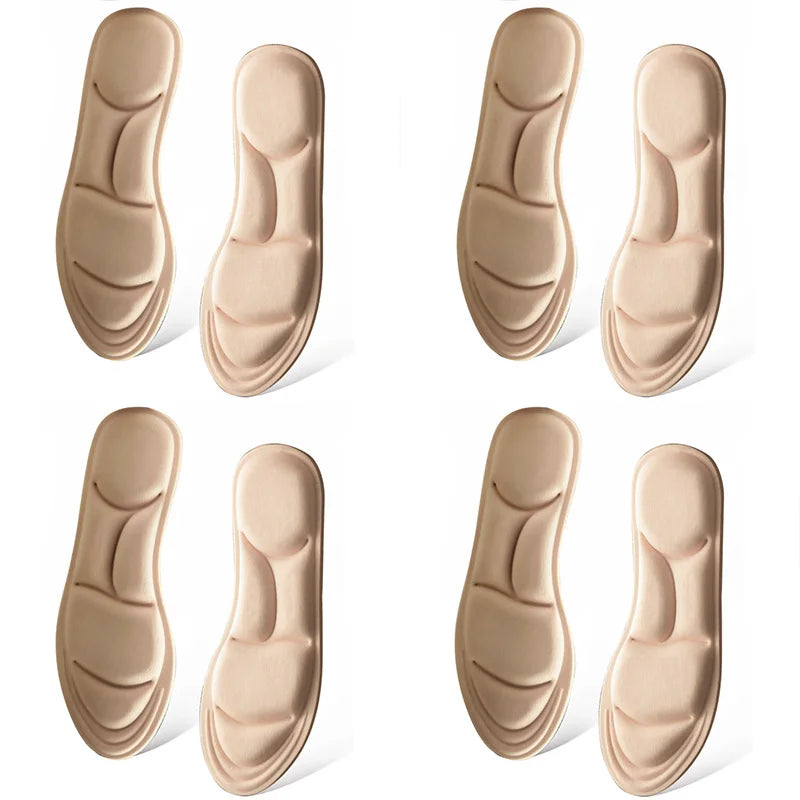 1/2/4/16Pairs 5D Massage Memory Foam Insoles For Shoes Sole Breathable Cushion Sport Running Insoles For Feet Orthopedic Insoles Beauty World Shop
