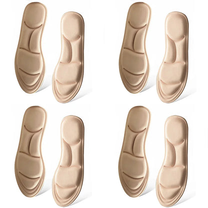 1/2/4/16Pairs 5D Massage Memory Foam Insoles For Shoes Sole Breathable Cushion Sport Running Insoles For Feet Orthopedic Insoles Beauty World Shop