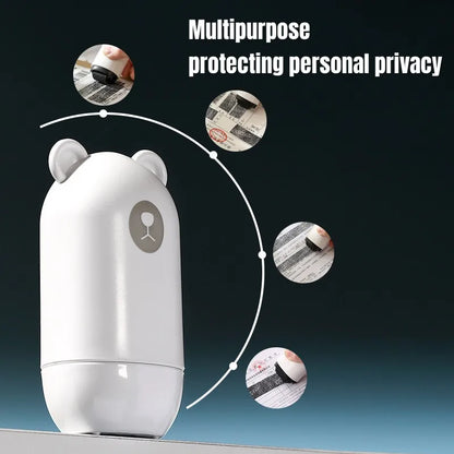 Theft Protection Roller Stamp for Privacy Confidential Data Guard Your Security Stamp Roller Privacy Seal Roller Theft Protect Beauty World Shop