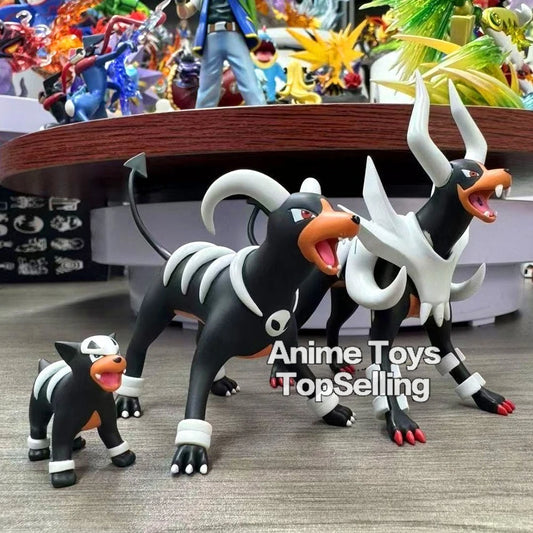 Anime Pokemon Figure Houndoom Evolutionary Action Figures Pvc Collection Model Toys for Children Gifts 2-8cm Beauty World Shop
