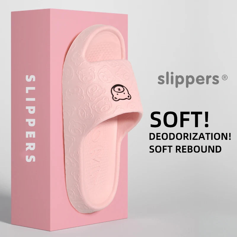 Non-slip Slippers Female Outer Wear 2024 New Bathroom Bathroom Indoor Home Sandals Female Summer Eva Beauty World Shop