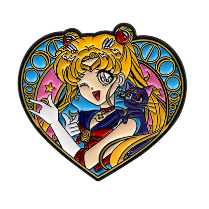 Manga Enamel Pin Anime Characters Badges on Backpack Brooches for Women Men Lapel Pins Cosplay Accessories Toys Gifts Beauty World Shop