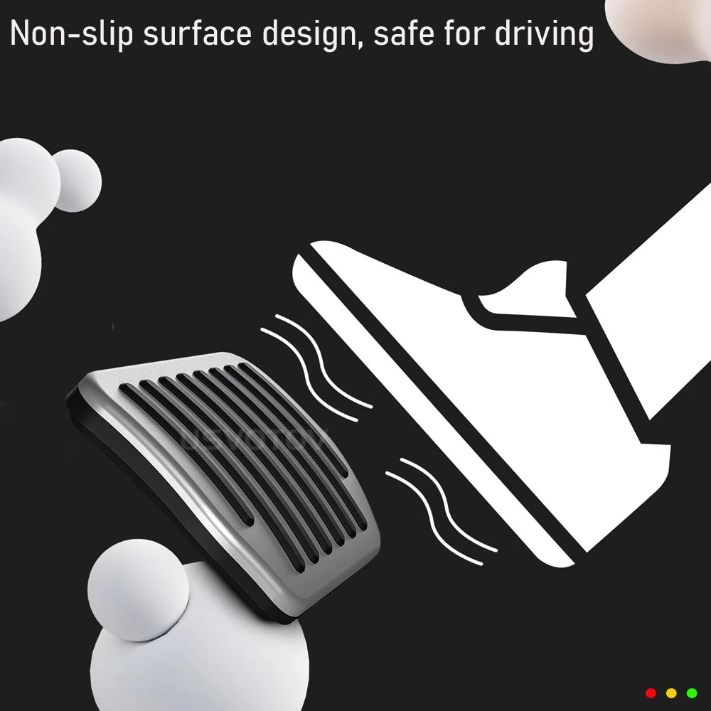 Foot Pedal Pad for Tesla Model 3 Y Juniper Non-Slip Performance Aluminum Car Accessories Model 3/Y Brake Accelerator Pedal Cover Beauty World Shop