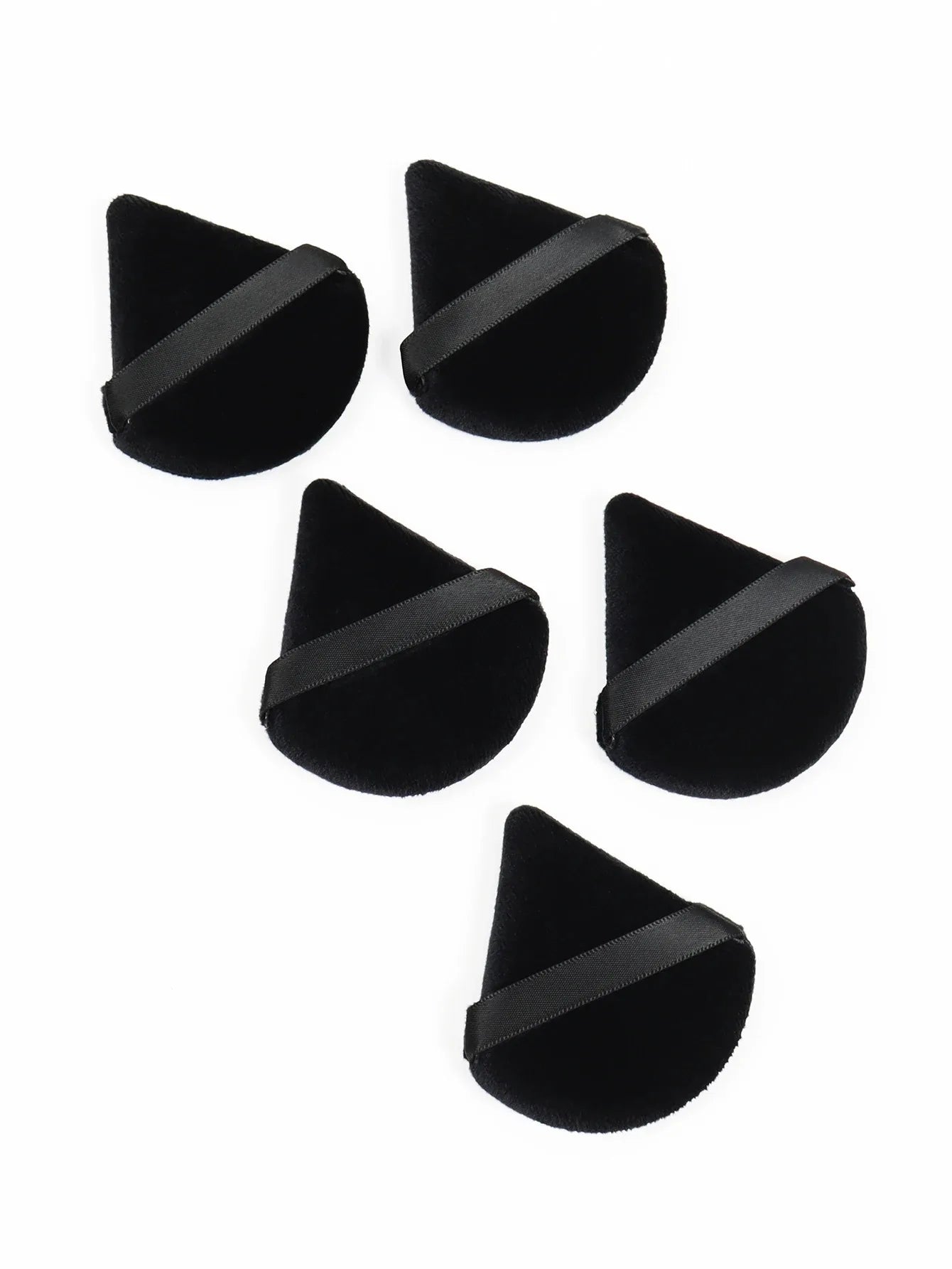 Black Triangle Powder Puff Facial Makeup Sponge Soft Velvet Cosmetics Puff Mixer Beauty Foundation Make-Up Sponge Makeup Access Beauty World Shop