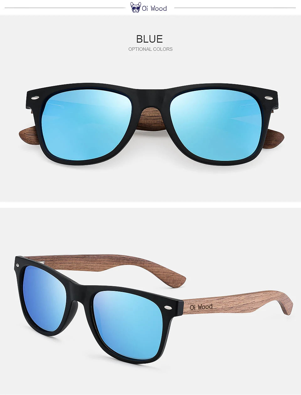 Oi Wood Brand Natural Wooden Sunglasses Men Polarized Fashion Sun Glasses Original Wood Oculos De Sol Masculino New TR90 Frames Beauty World Shop