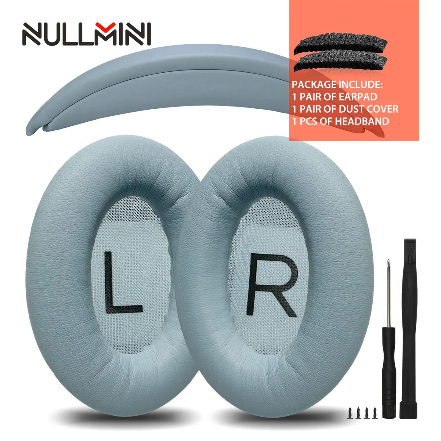 Nullmini Replacement Earpads for Bose QC35 QC35II QC45 Headphones Ear Pads Cushion Earmuffs Sleeve Headband