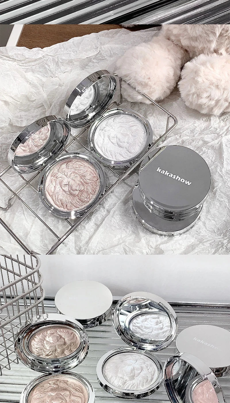 Lion Series high-gloss powder, clear and glittering, fine pearlescent luster, high-end atmosphere, high-gloss paste Beauty Trend Shop
