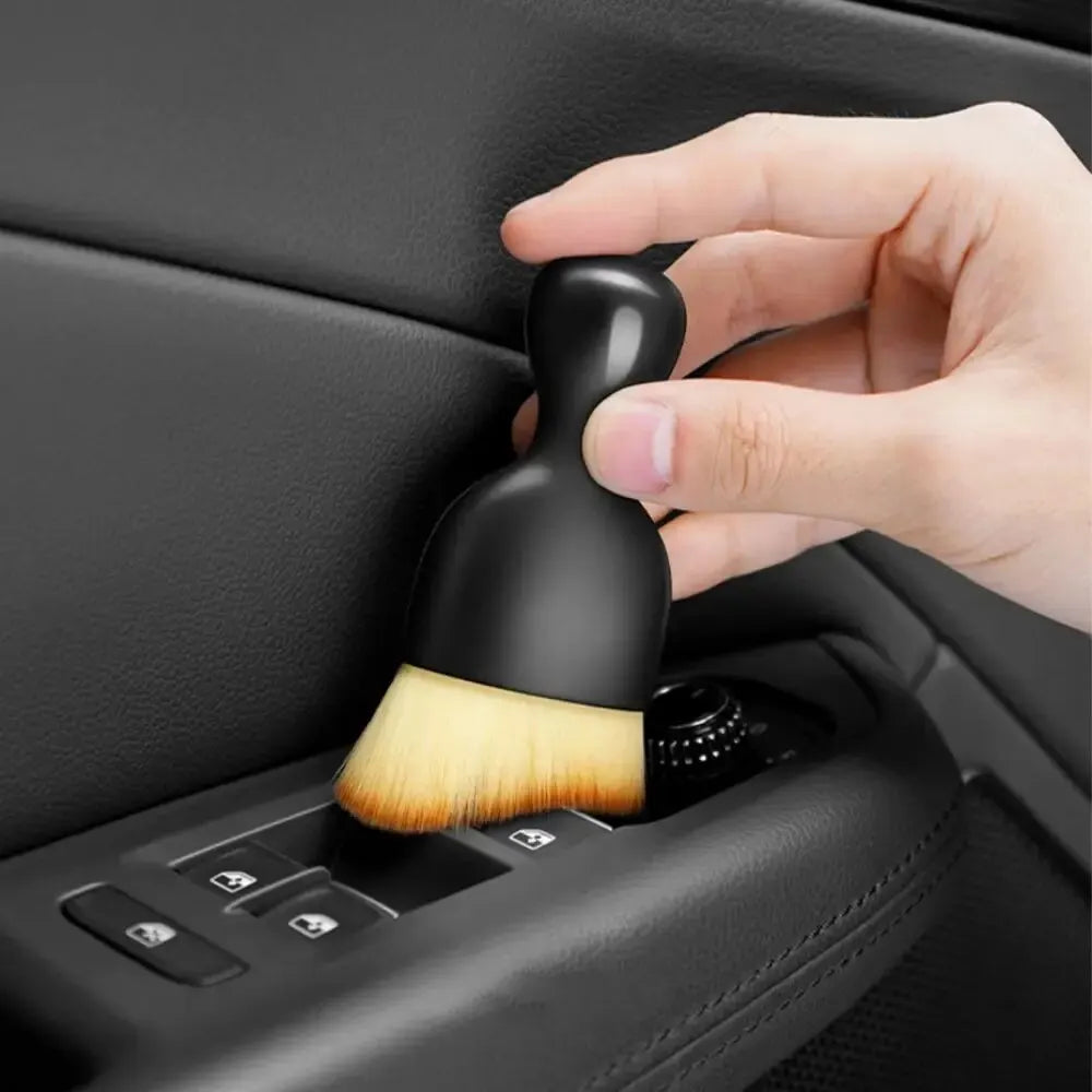2 Pcs Car Interior Dust Sweeping Soft Brush Car Washing Tool Keyboard Gap Car Dust Brush out Trend Cleaning Brush Beauty World Shop