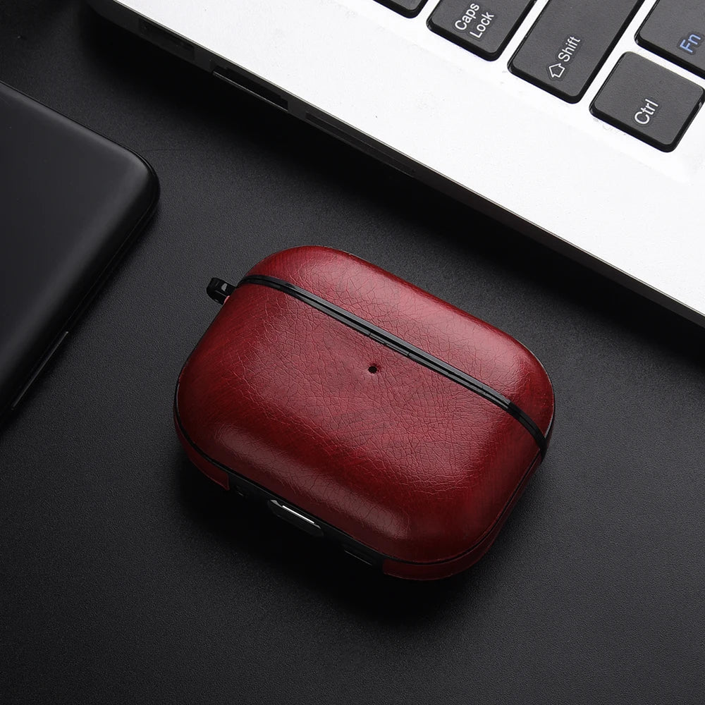 Leather PU Earphone Cover For AirPods Pro 3 2025 Case For AirPods Pro 2 2nd Pro2 Cases For AirPods 4 3 2 1 Funda Headphone Coque