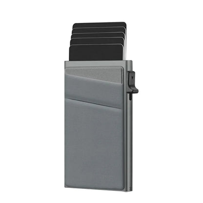 Anti-theft Cards Protectors Card Holder Minimalist Smart Wallet RFID Protection Aluminum Metal Box Cardholder Case Porte Carte Beauty World Shop