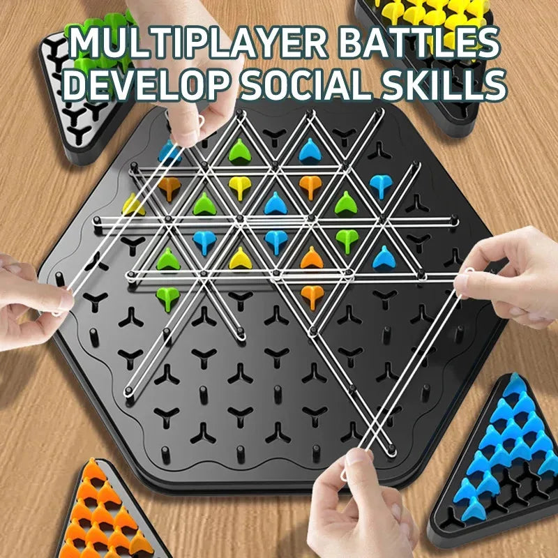 Chain Triangle Chess Splendor Duel Board Game Strategy Game for Kids and Adults Fun Family Game Logic Chess Track Tables Game Beauty World Shop