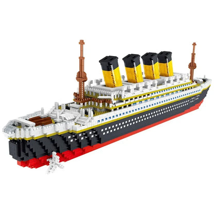 4000+Pcs Titanic Model Cruise Ship Building Blocks MOC Boat Bricks Collection DIY Construction Toys for Children Gift Beauty World Shop