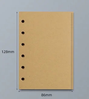 45 Sheets A5 A6 A7 Loose Leaf Notebook Refill Spiral Binder Inner Page Line Blank craft  Grid Inside Paper Stationery Beauty World Shop