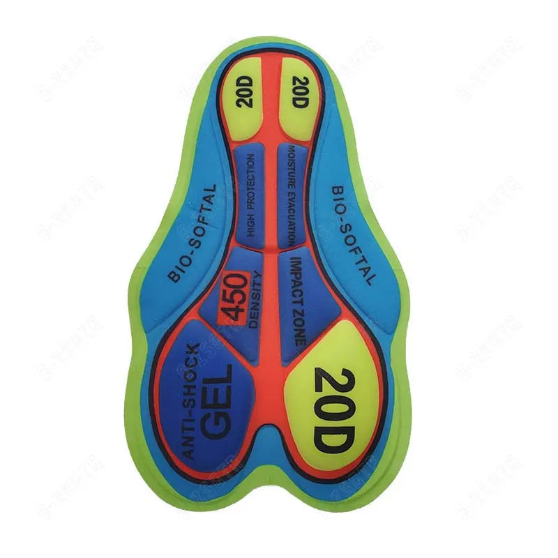 Men Cycling Gel Pad 9D Shockproof Pink Cushioned Pad Women Breathable Hole Riding Base Cushion 12D 19D 20D Moto Silicone Gel Pad Beauty World Shop