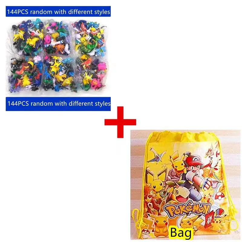 1-144 PCS Gift Box Christmas Gift Action Figure Toys Genuine  Anime Figure Toys For Children Beauty World Shop