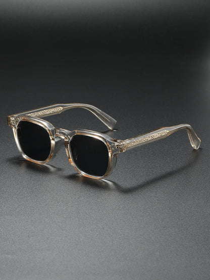 New Polarized Sunglasses Unisex Metal Core CP Square Sun Glasses Rivets Women Shades Driving Glasses Beauty World Shop