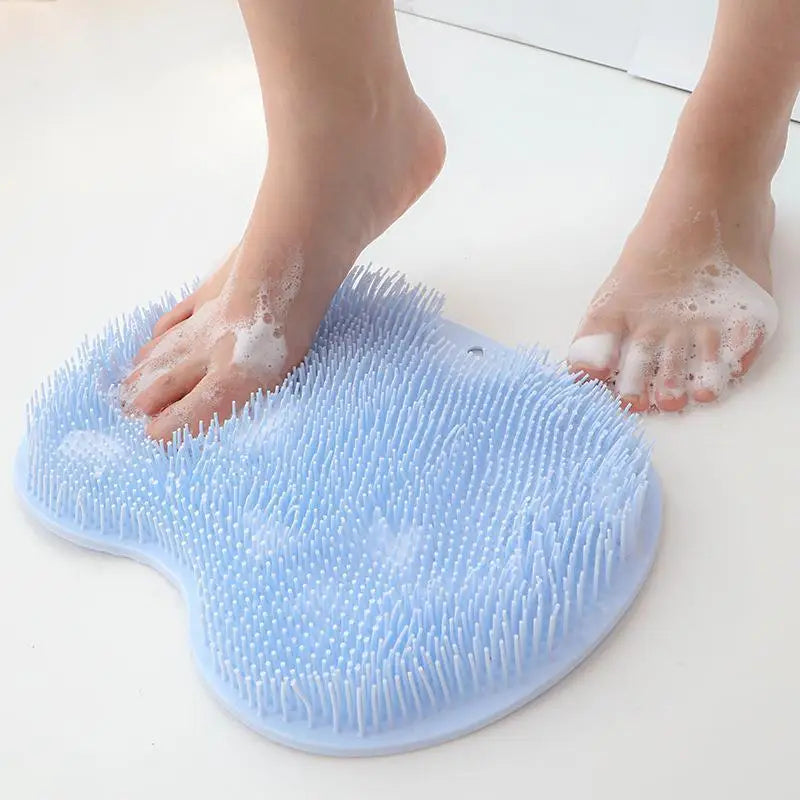 Exfoliating Foot Brush and Back Scrubber Anti-Slip Suction Cup - Deep Cleansing and Exfoliating Tool for Body Dirt Removal Beauty World Shop