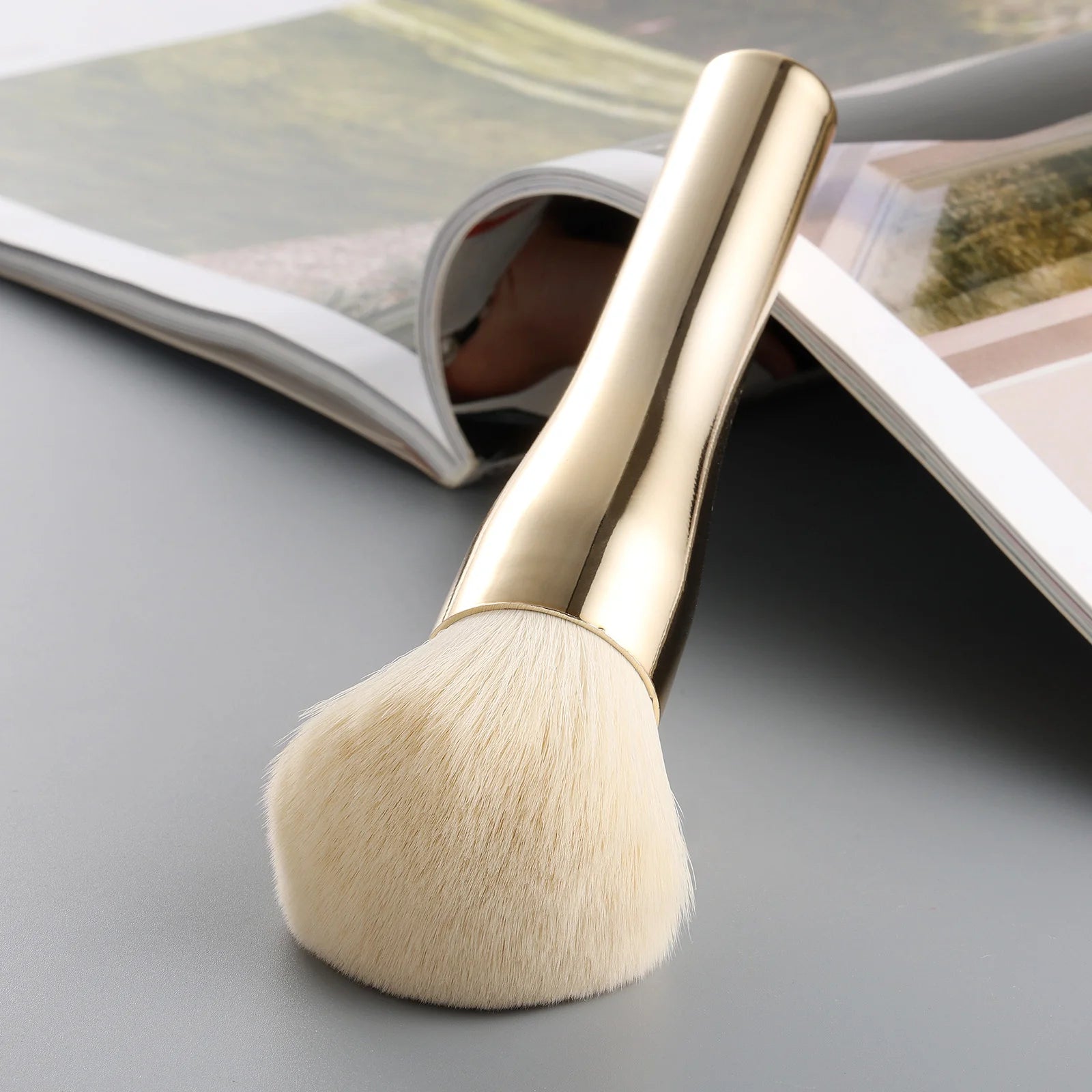 Single large powder brush quality makeup brush professional makeup tools Beauty World Shop