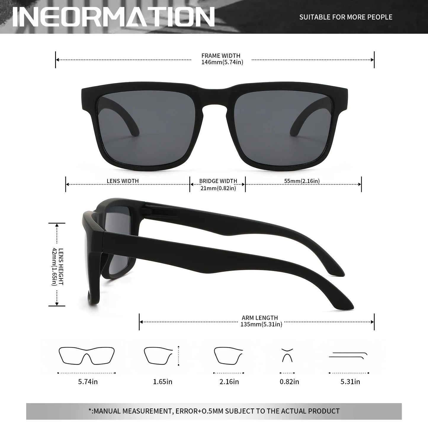 4PCS Square Sports Sunglasses with Designer Temple Pattern - UV400 for Men Women, Beach Vacation Beauty World Shop