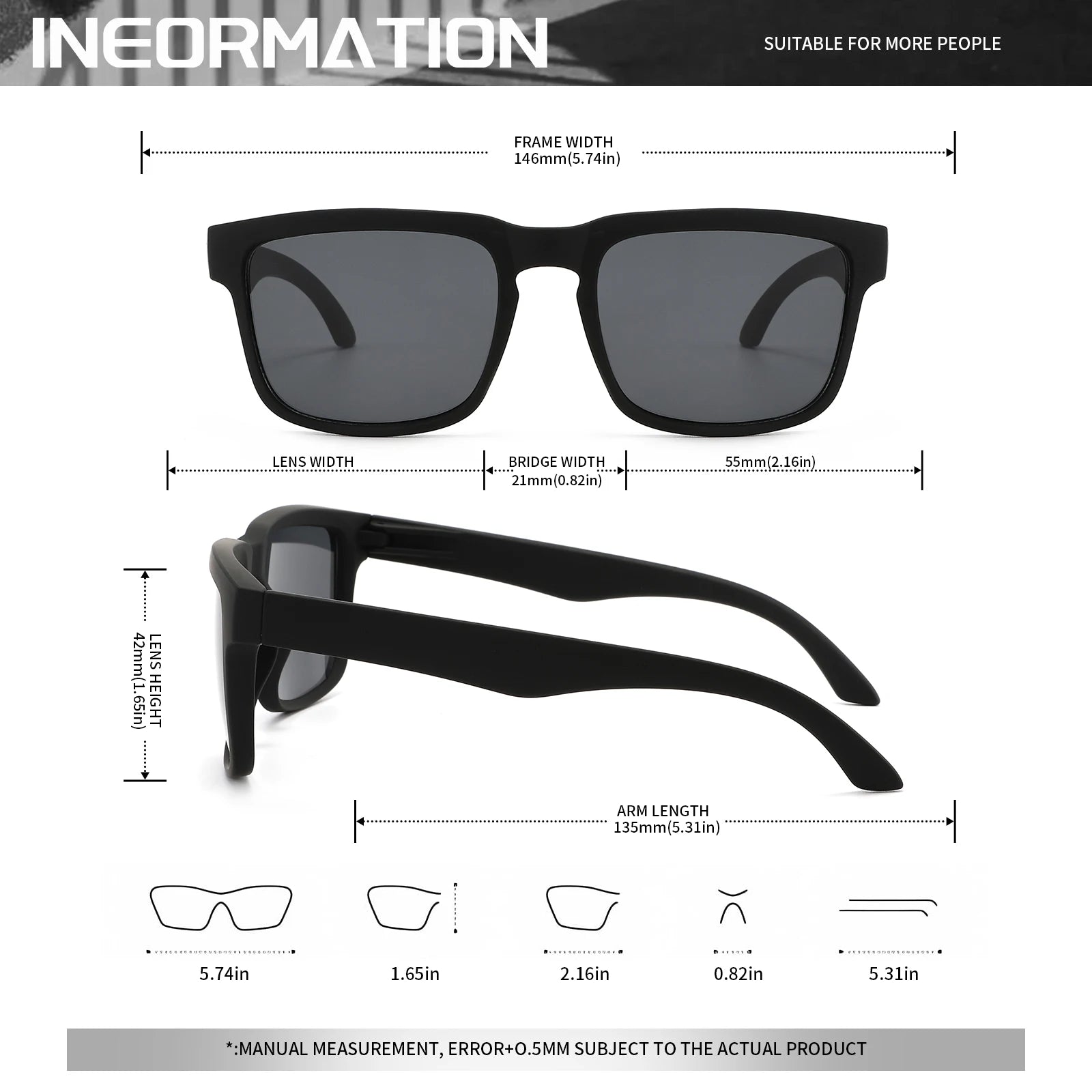 4PCS Square Sports Sunglasses with Designer Temple Pattern - UV400 for Men Women, Beach Vacation Beauty World Shop