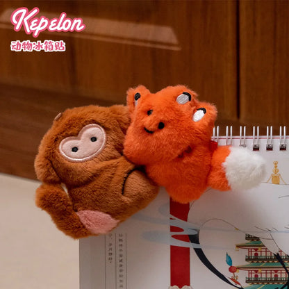 30pcs/box Original Small Aquarium Marine Animal Plush Refrigerator Sticker Blind Box Cute Magnetic Sticker Kawaii Plushies Toy Beauty World Shop