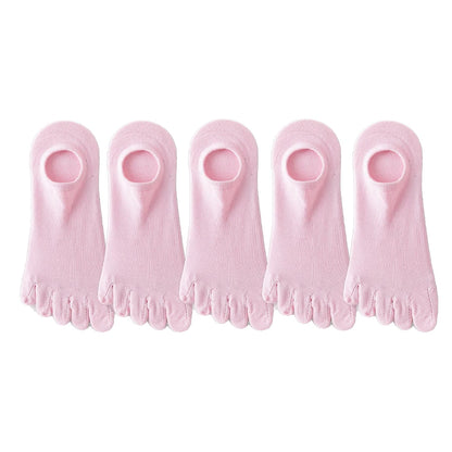 5 pairs of yoga toe socks for women, suitable for Pilates, ballet, dance, and barefoot Beauty World Shop