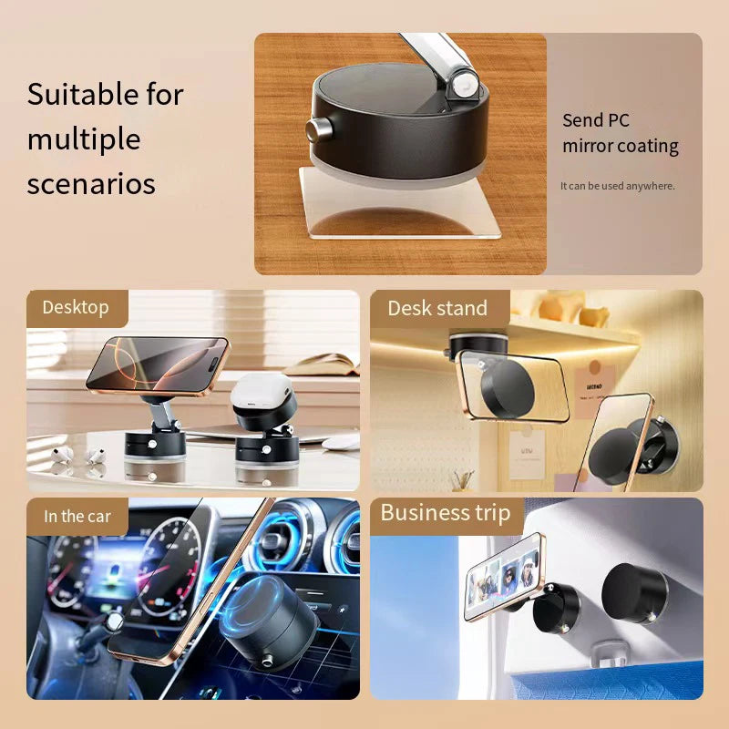 Car mobile phone magnetic Stand 2025 New type suction cup vacuum adsorption car special fixed mobile phone stand Beauty World Shop