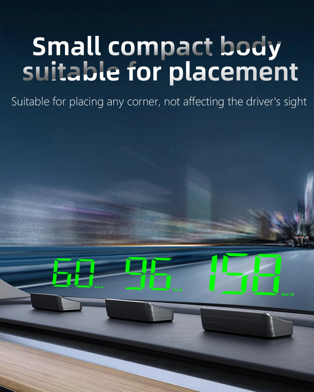  M2 Car GPS Head Up Display Universal Car Speedometer Gauge KM/H Windshield Projector Automatic Photosensitive Digital Speed Me Beauty World Shop