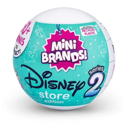 Disney 5 Surprise Capsule Toys Mini Brands Series 3 Mystery Blind Box Fashion Surprise Ball Cartoon Figures Collectible Toys Beauty World Shop