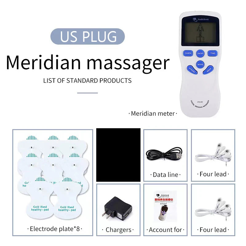 Massager Tens Muscle Stimulator Electric Acupuncture Body Massage Digital Slimming Machine Accessories Stimulator Beauty World Shop