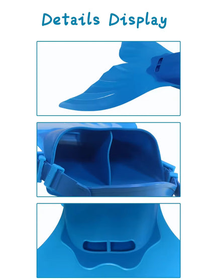 Mermaid Monofin, Swim Fin for Kids Mermaid Tail Girl Snorkel Fins Swim Flippers Full Foot Water Sports Enthusiasts Diving Fins Beauty World Shop