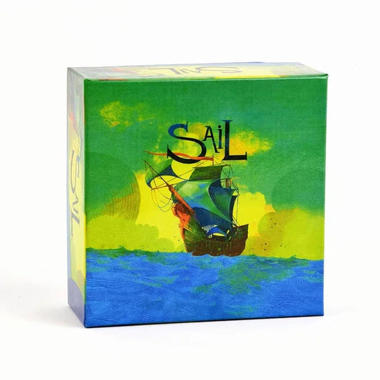 SAIL Board Game English Version with German Style Cards Two Player Cooperation Party Night Game Set Beauty World Shop