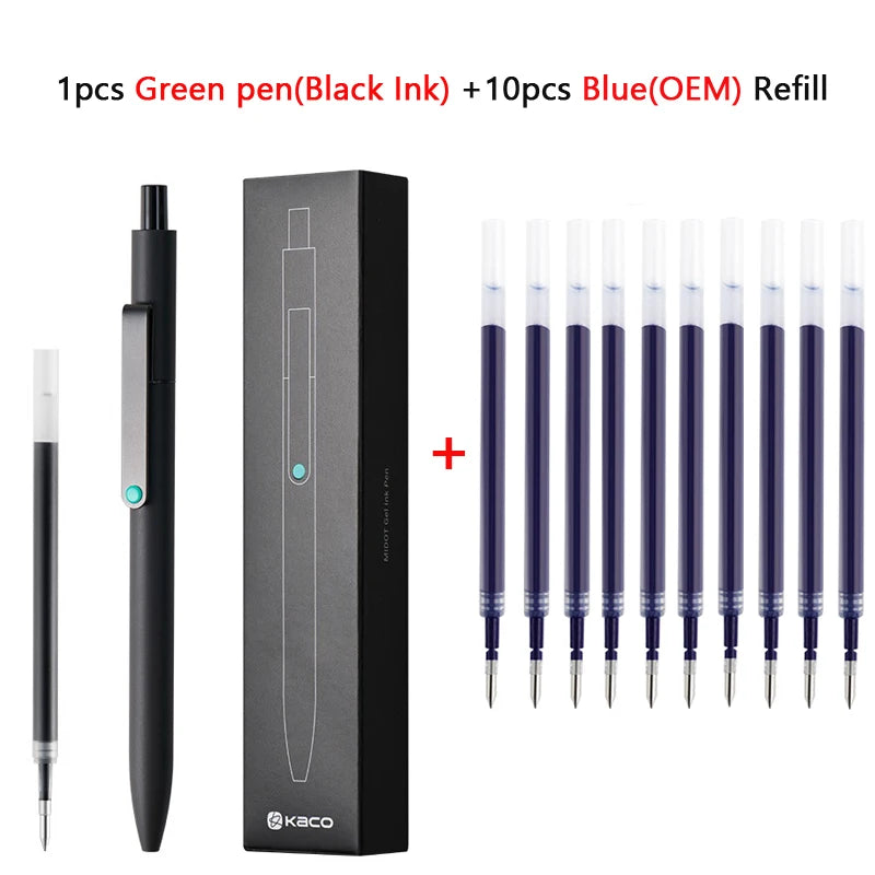 KACO 0.5mm MIDOT Gel Ink Pens, Quick-drying Press Smooth Writing Pen, High Volume for Taking Exams Grading Homework Doing Papers Beauty World Shop