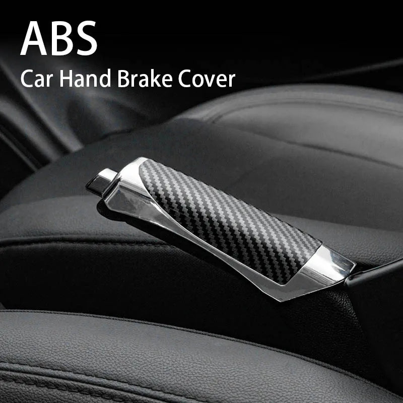 Universal Auto Car ABS HandBrake Cover Handle Protector Hand Brake Sleeve Protection Cover Car Modificate Accessories Case Beauty World Shop