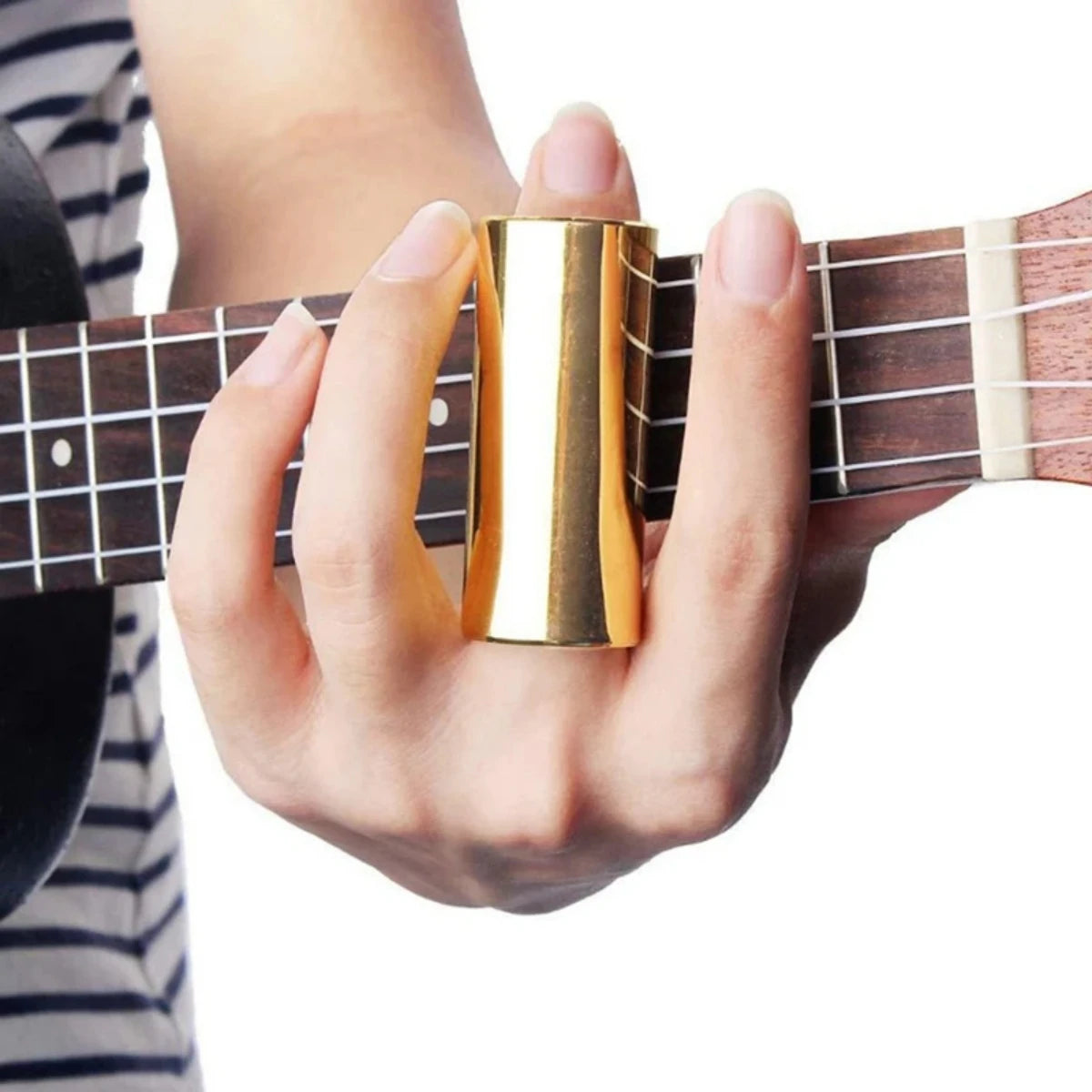 Miwayer Slider 60MM High Guitar Slide Bar Stainless Steel Metal/Glass Finger Slides Ukulele String Instruments Guitar Accessorie Beauty World Shop