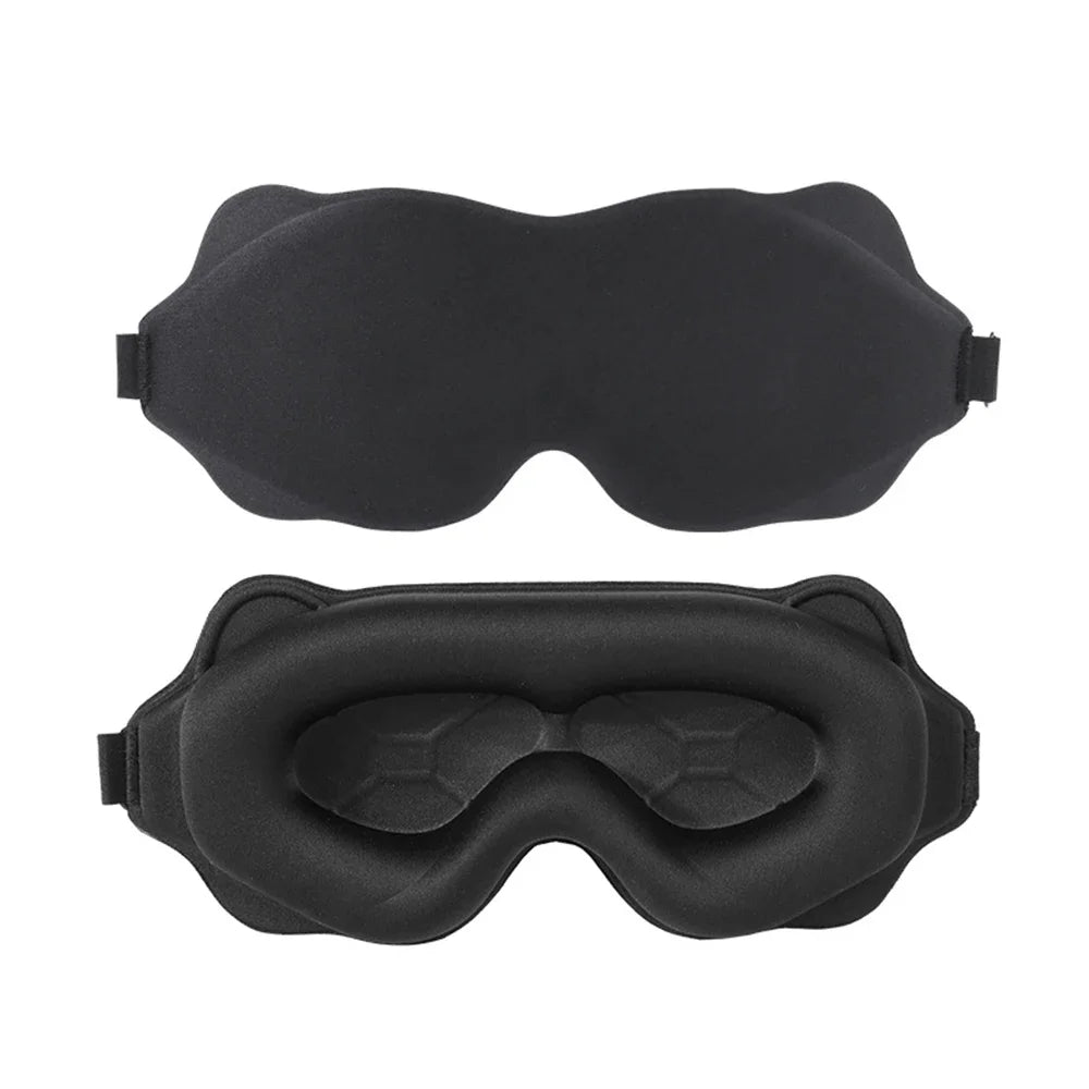 3D Sleeping Mask Block Out Light Soft Padded Sleep Mask For Eyes Slaapmasker Eye Shade Blindfold Sleeping Aid Face Mask Eyepatch Beauty World Shop