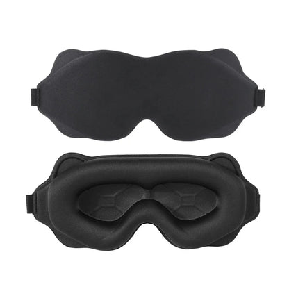 3D Sleeping Mask Block Out Light Soft Padded Sleep Mask For Eyes Slaapmasker Eye Shade Blindfold Sleeping Aid Face Mask Eyepatch Beauty World Shop