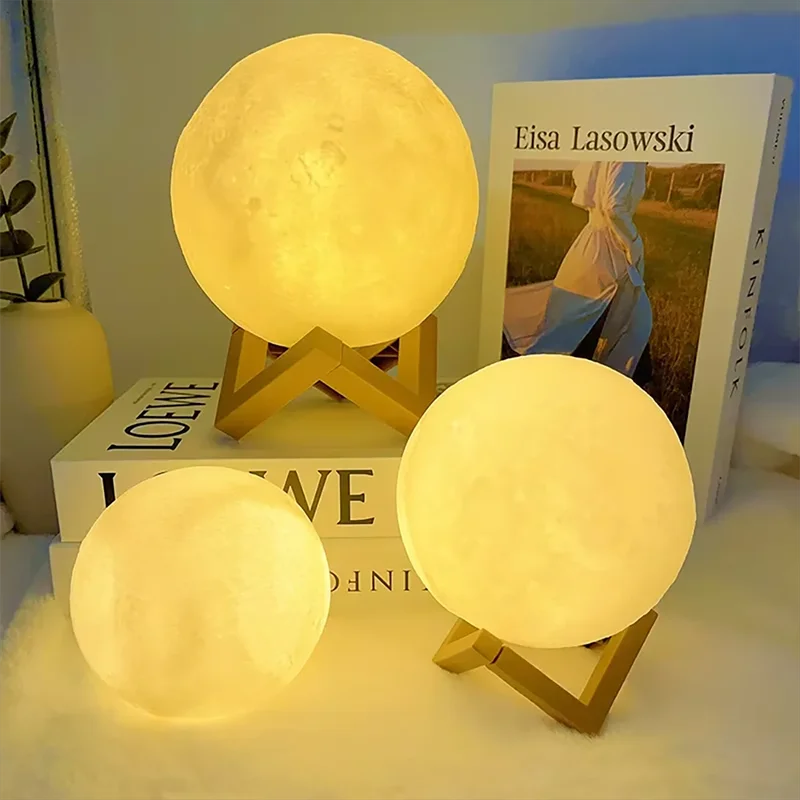 Book Light LED Moon Light Galaxy Light, Moon Night Light, Girl, Boy, Child Birthday Gift, Bedroom Decoration Indoor lighting Beauty World Shop
