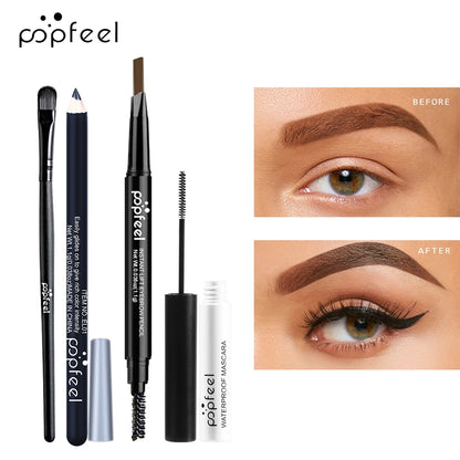 POPFEEL Eye Makeup Set, Eyeshadow Palette, Eyeliner, Mascara, Eyebrow Pencil, Makeup Tool Set Box, Gifts For Women Beauty World Shop