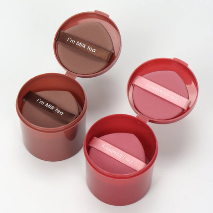 Karsyngirl 7Pcs/Box Strawberry Cosmetic Puff Set Double Side Women Soft Makeup Sponge Beauty Make up Powder Tools Beauty World Shop