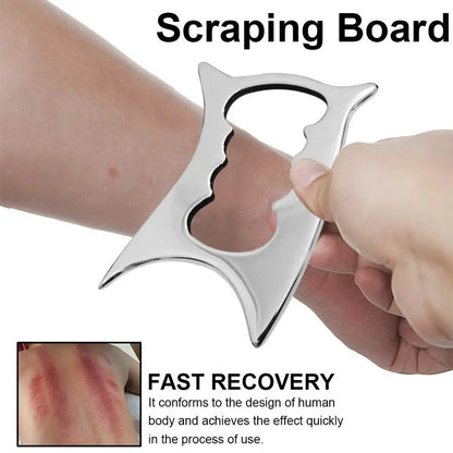 Professional Gua Sha Massage Tools, Stainless Steel Guasha Tool,Manual Massage Sticks for Jawline Sculpting & Puffiness Reducing Beauty World Shop