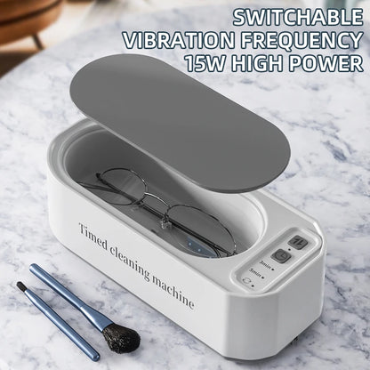 250mAh Ultrasonic Glasses Cleaning Machine Ultrasound Timed Jewelry Toothbrush High Frequency Ultrasonic Cleaner Bath 2026 Beauty World Shop