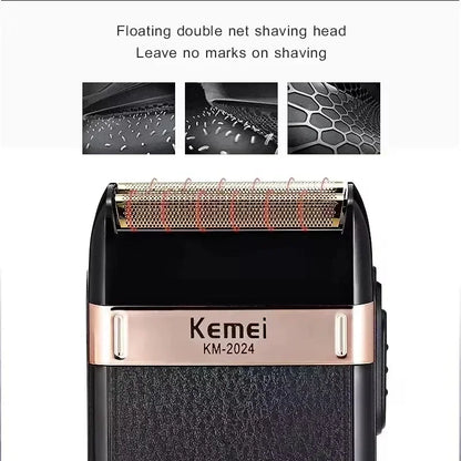 Kemei Hair Clippers KM-2628 KM-678 KM-2024 Professional Electric Beard Clipper Rechargeable Men's Shaver Hair Trimmer Kit Men Beauty Trend Shop