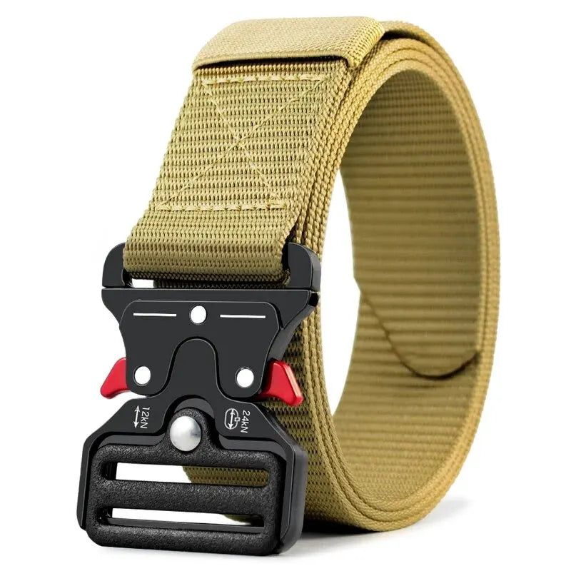 Men's Belt Outdoor Multi Function Belt High Quality Canvas For Nylon Male Luxury Belts Women's Sports Jeans Belt Neutral Belts Beauty World Shop