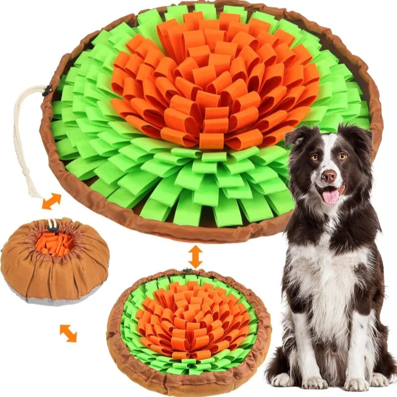 Washable Felt Pet Sniffing Pad Foldable Dog Slow Feeding Mat Toy Dog Training Snuff Mat Beauty World Shop