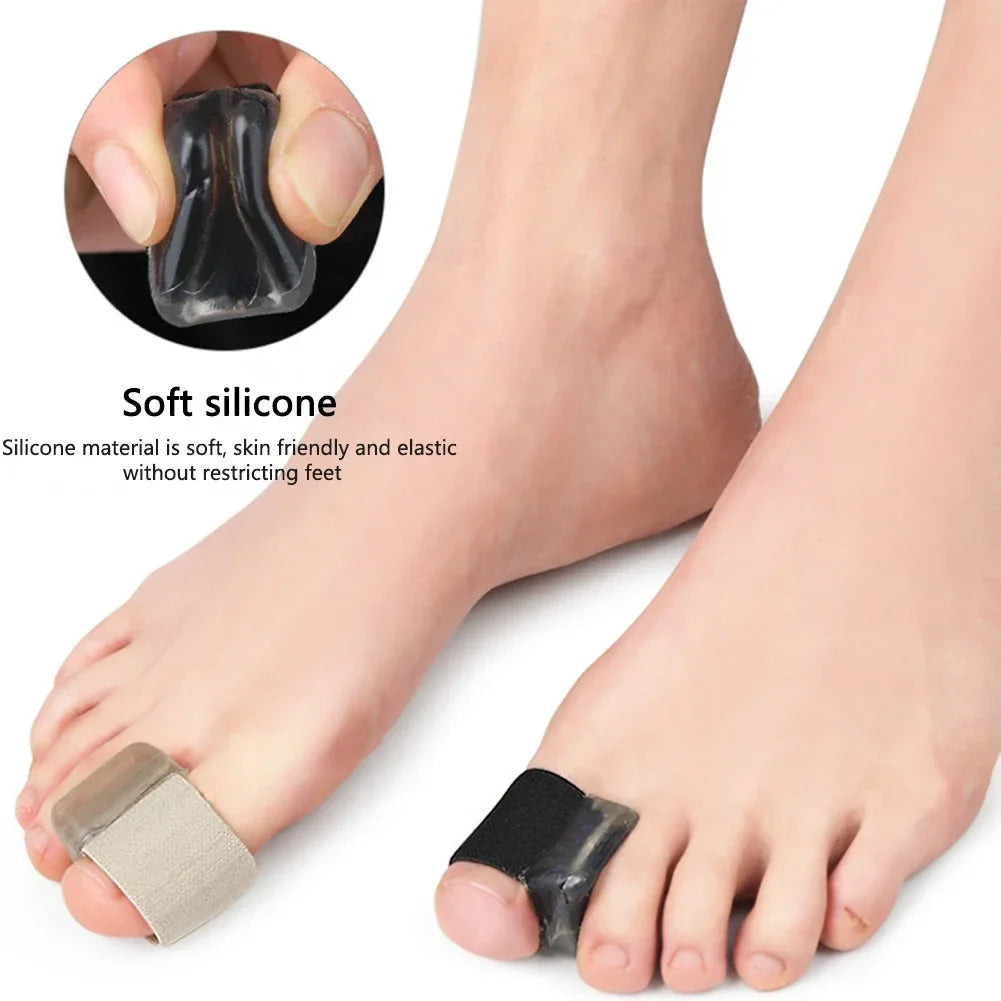 1Pair Hallux Valgus Appliance Daily Wear Silicone Foot Hallux Valgus Braces Elastic Toe Straightener Corrector for Foot Supplies Beauty Trend Shop