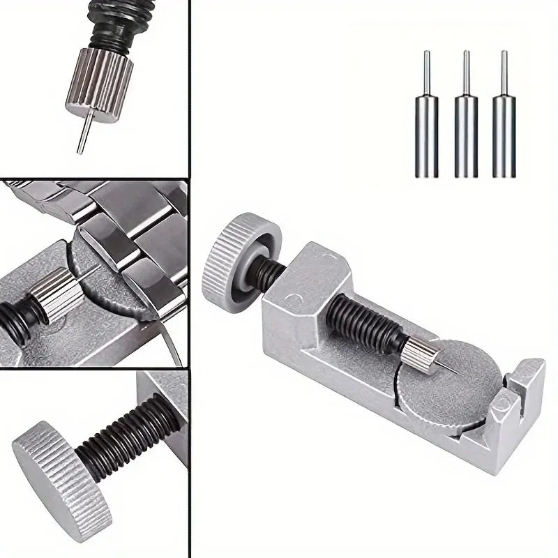 Metal Watch Prying Tool Back Cover Opener Strap Replacement Band Link Pins Remover Watchmaker Repair Kit Beauty Trend Shop