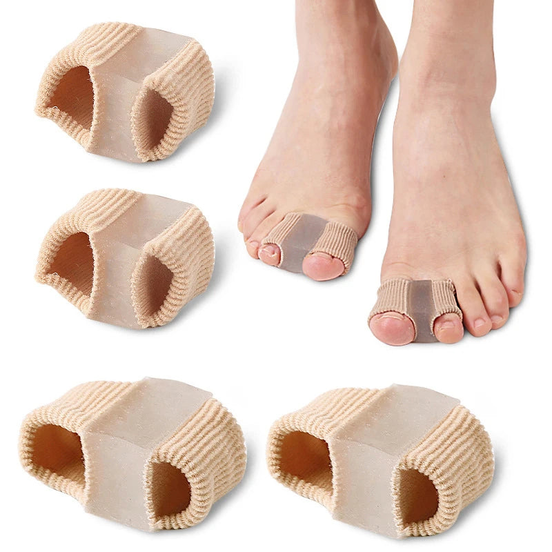 Toe Separator Silicone Pedicure Tools Bones Orthopedics Bunion Corrector Gel Insoles For Shoes (1/2/4pcs) Beauty World Shop